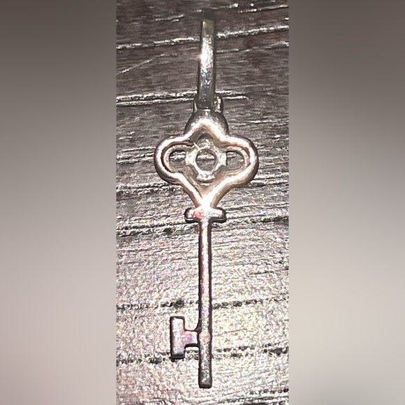 **HOST PICK** STUNNING Diamond & White Gold Key Necklace - Picture 7 of 13